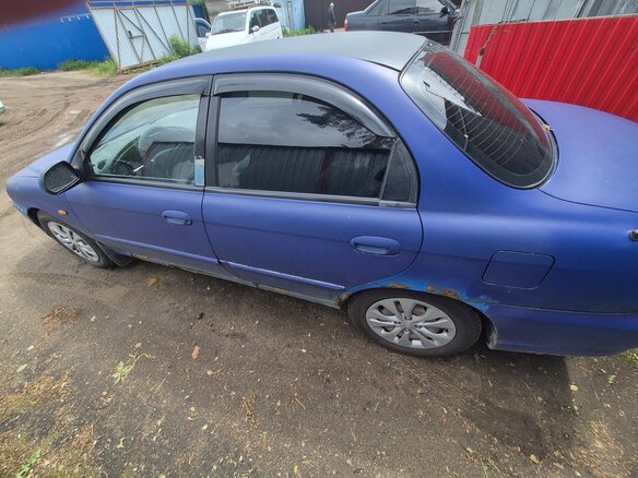 2004 Kia Spectra I Рестайлинг 2, синий, 120000 рублей - вид 5