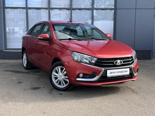 2016 Lada (ВАЗ) Vesta I, красный, 565000 рублей, вид 2