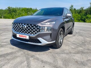 2021 Hyundai Santa Fe IV Рестайлинг, серый, 3900000 рублей, вид 4
