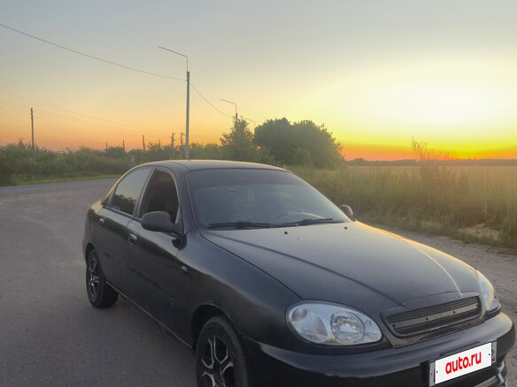2007 Chevrolet Lanos I, чёрный - вид 2