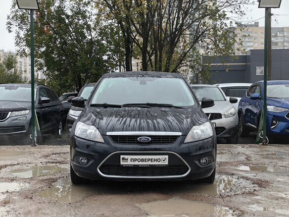 2008 Ford Focus II Рестайлинг, чёрный, 469000 рублей - вид 2