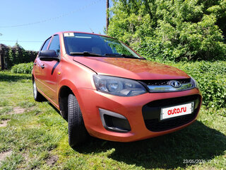 2013 Lada (ВАЗ) Kalina II, оранжевый, 390000 рублей, вид 4