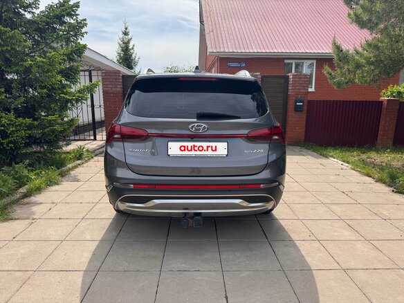 2021 Hyundai Santa Fe IV Рестайлинг, серый, 3029000 рублей - вид 7