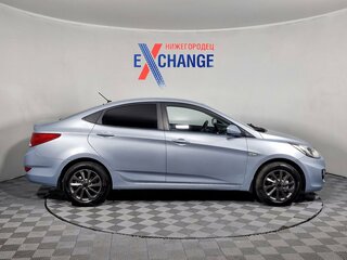 2011 Hyundai Solaris I, голубой, 579000 рублей, вид 4
