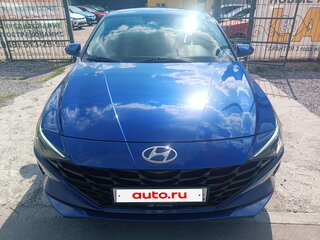 2020 Hyundai Elantra VII (CN7), синий, 1950000 рублей, вид 4