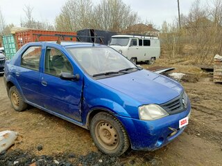 2007 Renault Logan I, синий, 139000 рублей, вид 3