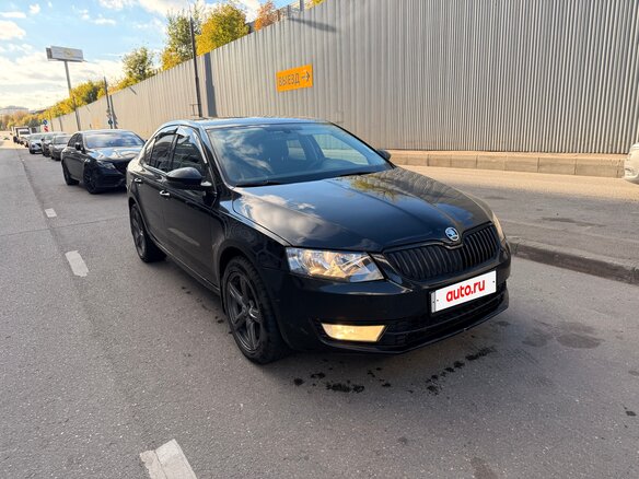 2014 Skoda Octavia III (A7), чёрный - вид 2