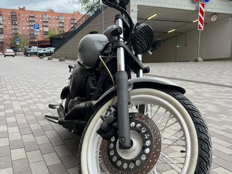 1996 Yamaha XVS400 Drag Star, серый, 400000 рублей, вид 5