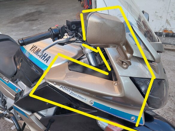 2009 Yamaha FJR1300, золотистый, 500000 рублей - вид 8