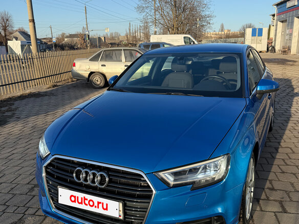 2019 Audi A3 III (8V) Рестайлинг, синий, 1900000 рублей - вид 1