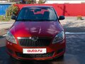 2012 Skoda Fabia II Рестайлинг, красный, 389000 рублей