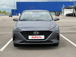2021 Hyundai Solaris II Рестайлинг, серый, 1410000 рублей, вид 2