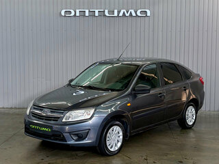 2015 Lada (ВАЗ) Granta I, серый, 657000 рублей, вид 1