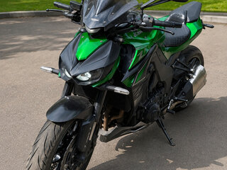 2018 Kawasaki Z 1000, зелёный, 900000 рублей, вид 2