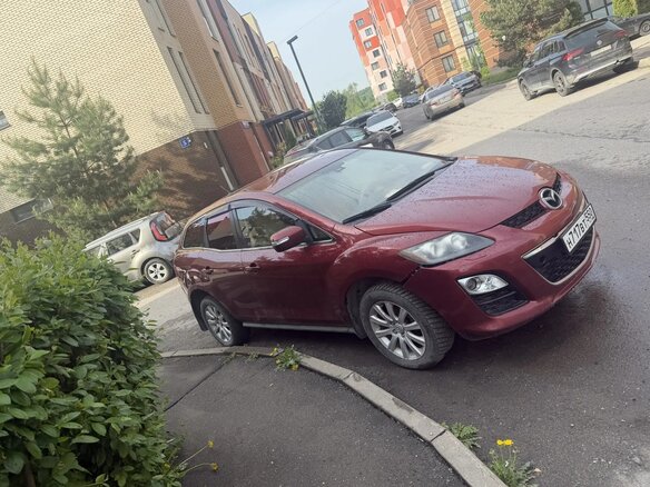 2008 Mazda CX-7 I, красный, 700000 рублей - вид 2
