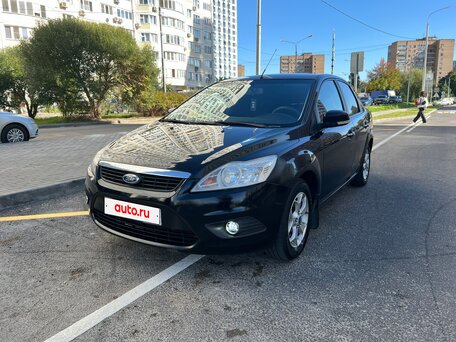 2009 Ford Focus II Рестайлинг, чёрный, 430000 рублей, вид 2