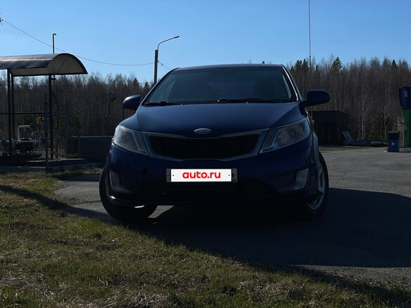 2013 Kia Rio III, синий, 635000 рублей - вид 1