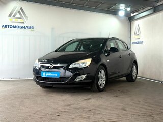 2012 Opel Astra J Рестайлинг, чёрный, 949000 рублей, вид 1