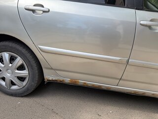 2004 Toyota Corolla IX (E120, E130), серебристый, 350000 рублей, вид 4