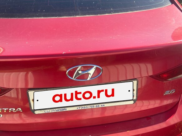 2017 Hyundai Elantra VI (AD), красный, 1300000 рублей - вид 1