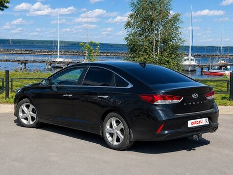 2017 Hyundai Sonata VII (LF) Рестайлинг, чёрный, 1500000 рублей, вид 2
