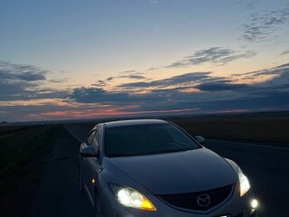 2011 Mazda 6 II (GH) Рестайлинг, серебристый, 850000 рублей, вид 4