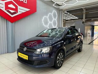 2014 Volkswagen Polo V, синий, 631000 рублей, вид 3