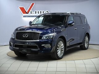 2014 Infiniti QX80 I Рестайлинг, синий, 2490000 рублей, вид 1