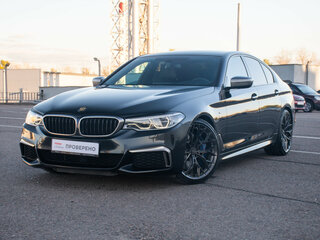 2017 BMW 5 серии M550d xDrive VII (G30/G31/G38), чёрный, 4550000 рублей, вид 1