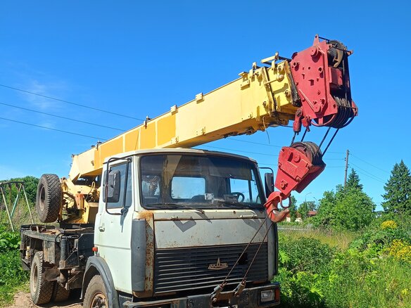 1986 МАЗ Автокраны, серый, 900000 рублей
