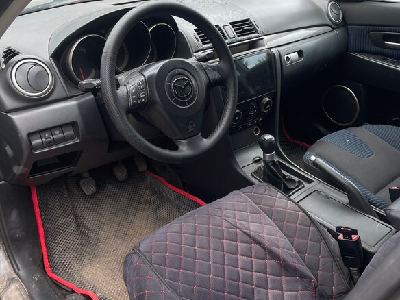2004 Mazda 3 I (BK), чёрный, 470000 рублей - вид 8