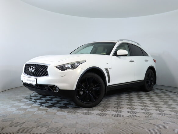 2013 Infiniti QX70, белый