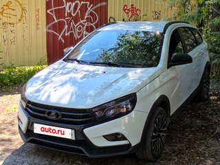 2020 Lada (ВАЗ) Vesta SW I, белый, 1200000 рублей, вид 2