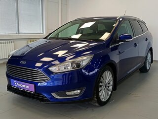 2017 Ford Focus III Рестайлинг, синий, 991000 рублей, вид 1