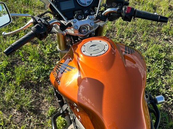 2005 Honda CB 600F Hornet, оранжевый, 450000 рублей - вид 12