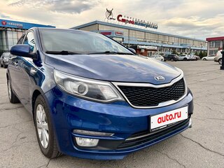 2016 Kia Rio III Рестайлинг, синий, 1100000 рублей, вид 4