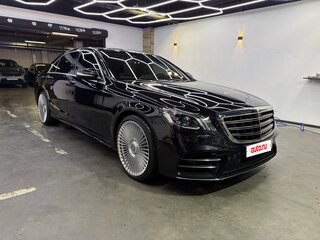 2018 Mercedes-Benz S-Класс 450 Long VI (W222, C217) Рестайлинг, чёрный, 5150000 рублей, вид 2