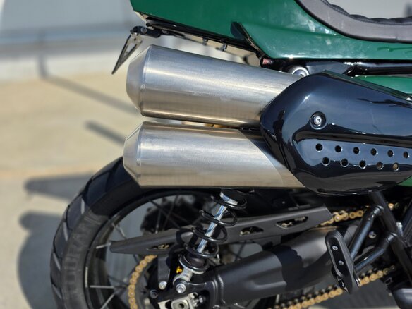 2022 Triumph Scrambler, зелёный - вид 8