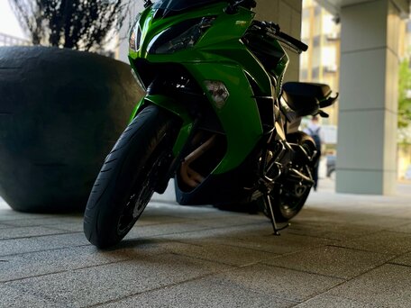 2012 Kawasaki ER-6F (Ninja 650R), зелёный, 570000 рублей, вид 4