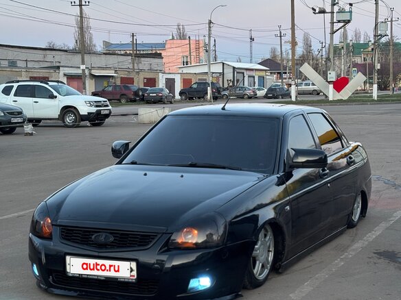2011 Lada (ВАЗ) Priora I, чёрный, 950000 рублей