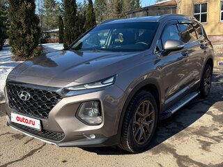 2019 Hyundai Santa Fe IV, бежевый, 3160000 рублей, вид 1