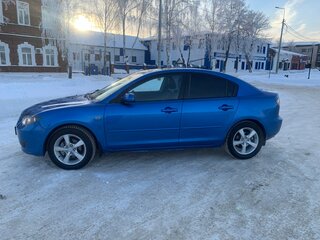 2006 Mazda 3 I (BK) Рестайлинг, синий, 650000 рублей, вид 4