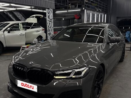2021 BMW 5 серии 520i VII (G30/G31/G38) Рестайлинг, серый, 4800000 рублей, вид 2