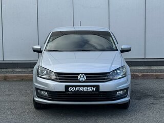 2016 Volkswagen Polo V Рестайлинг, серебристый, 1220000 рублей, вид 3