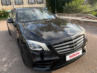 2017 Mercedes-Benz S-Класс 450 Long VI (W222, C217) Рестайлинг, чёрный, 3550000 рублей, вид 4