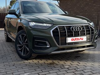 2021 Audi Q5 45 TFSI II (FY) Рестайлинг, зелёный, 4000000 рублей, вид 2