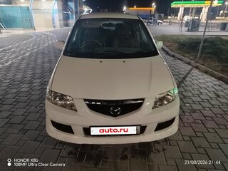 2002 Mazda Premacy I (CP), белый, 340000 рублей, вид 1