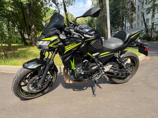 2020 Kawasaki Z 650, чёрный, 600000 рублей, вид 1