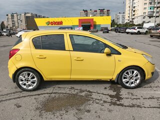 2008 Opel Corsa D, жёлтый, 210000 рублей, вид 5