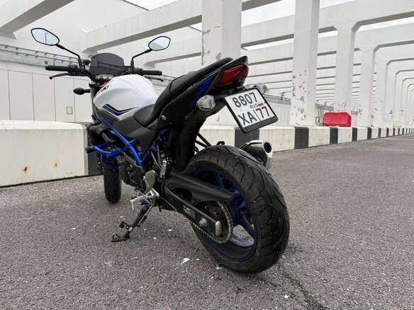 2019 Suzuki SV 650, синий, 700000 рублей - вид 1